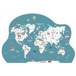 Mapa sveta 1 stiker